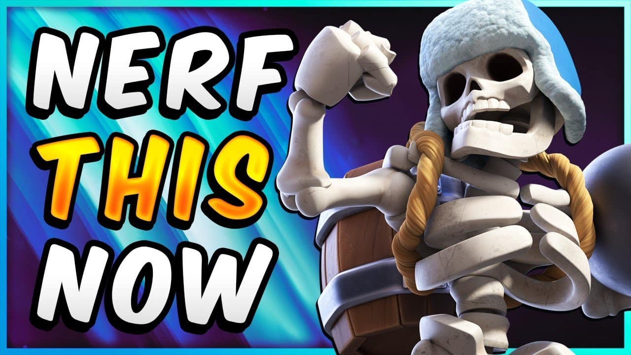 SirTagCR Clash Royale The Power of the Toxic Giant Skeleton Deck