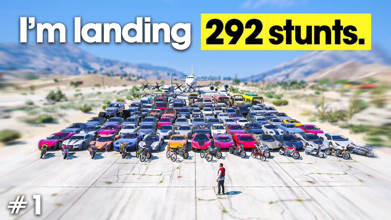 Hazardous Stunting with Every Vehicle in GTA 5 1