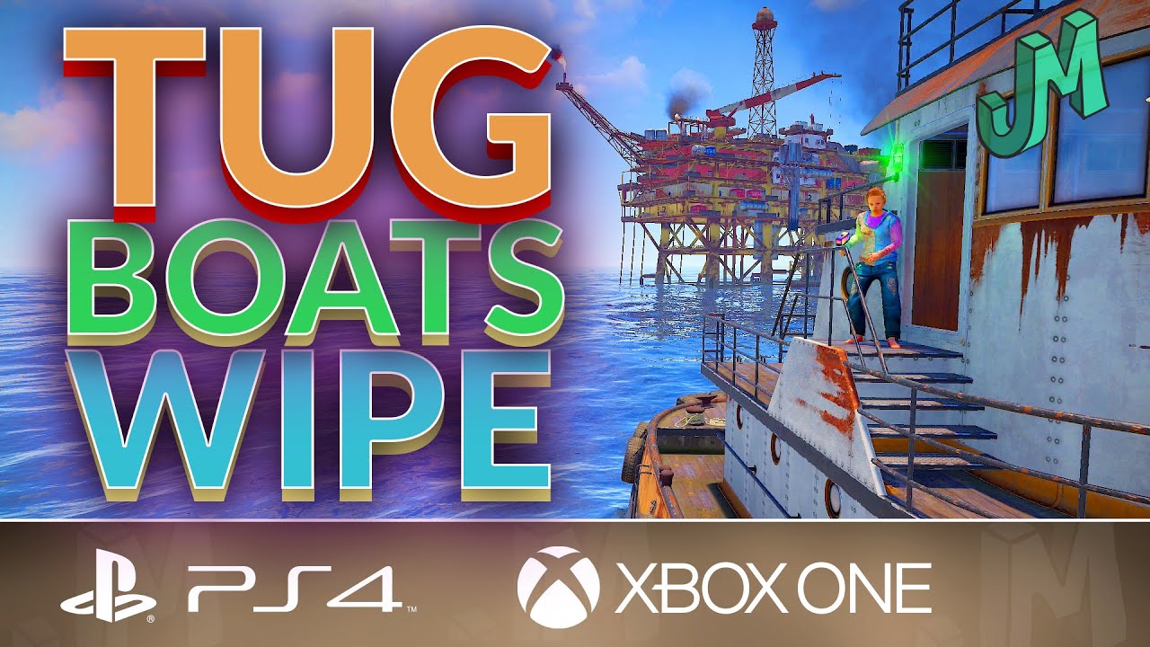Jade Monkey Exploring Tugboats and Wipes in Rust Console Edition