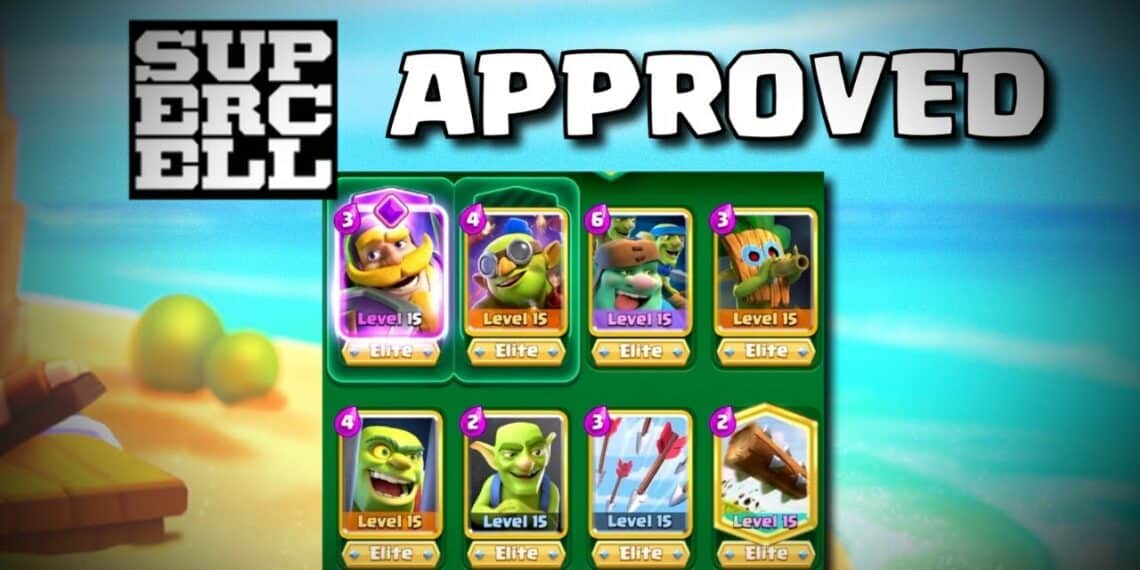 JuicyJ Clash Royale Dominating with the Starter Deck at 3400 Goblin