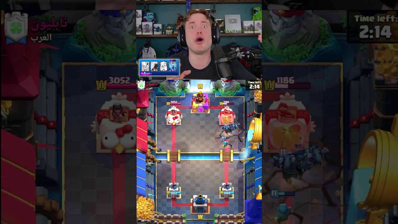 JuicyJ Clash Royale 60 SEC 3 CROWN 🤯