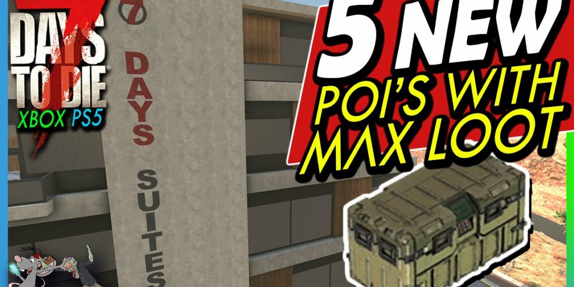 Jade PG: 7 DAYS TO DIE 1.0 - 5 New Locations The Best Players 