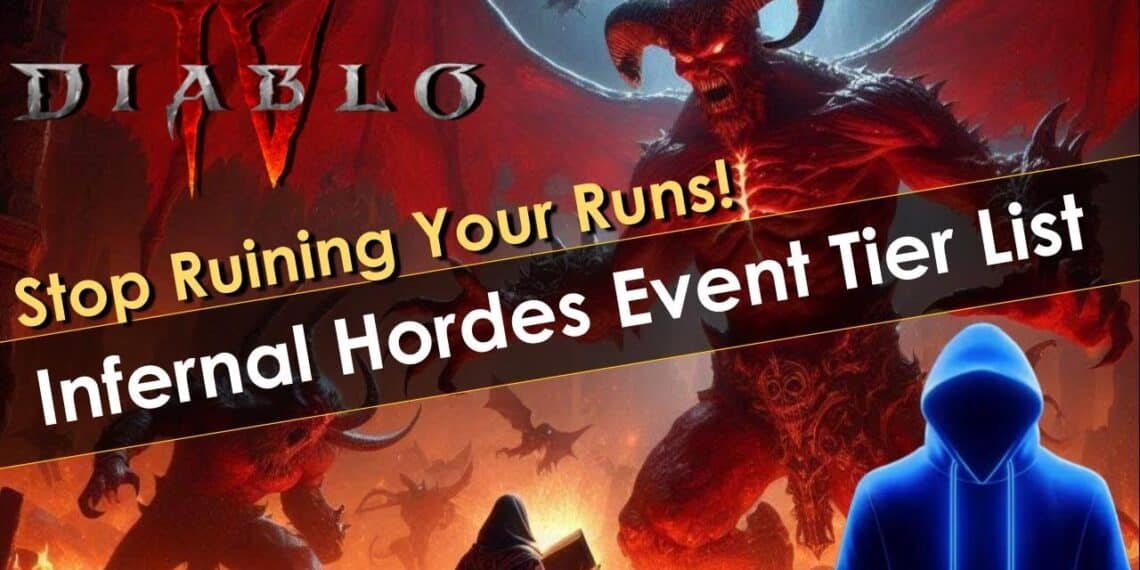 Diablo 4 Infernal Hordes Tier List: Maximize Your Aether