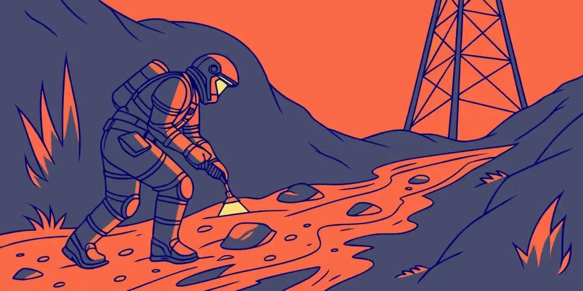 A player in ARC RAIDERS follows a profitable looting route to find valuable gear.